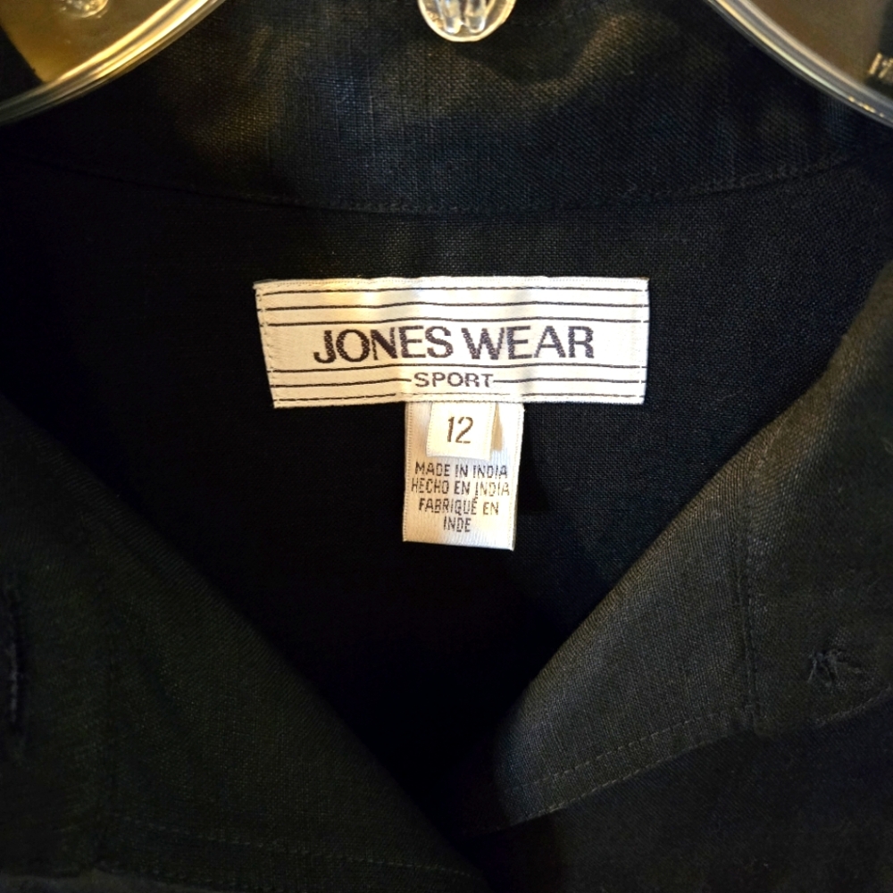 Mix&Match Jones Wear Woman's Black Linen Suit, Jacket, Pants, Skirt Size 12 & 14 - Picture 16 of 16